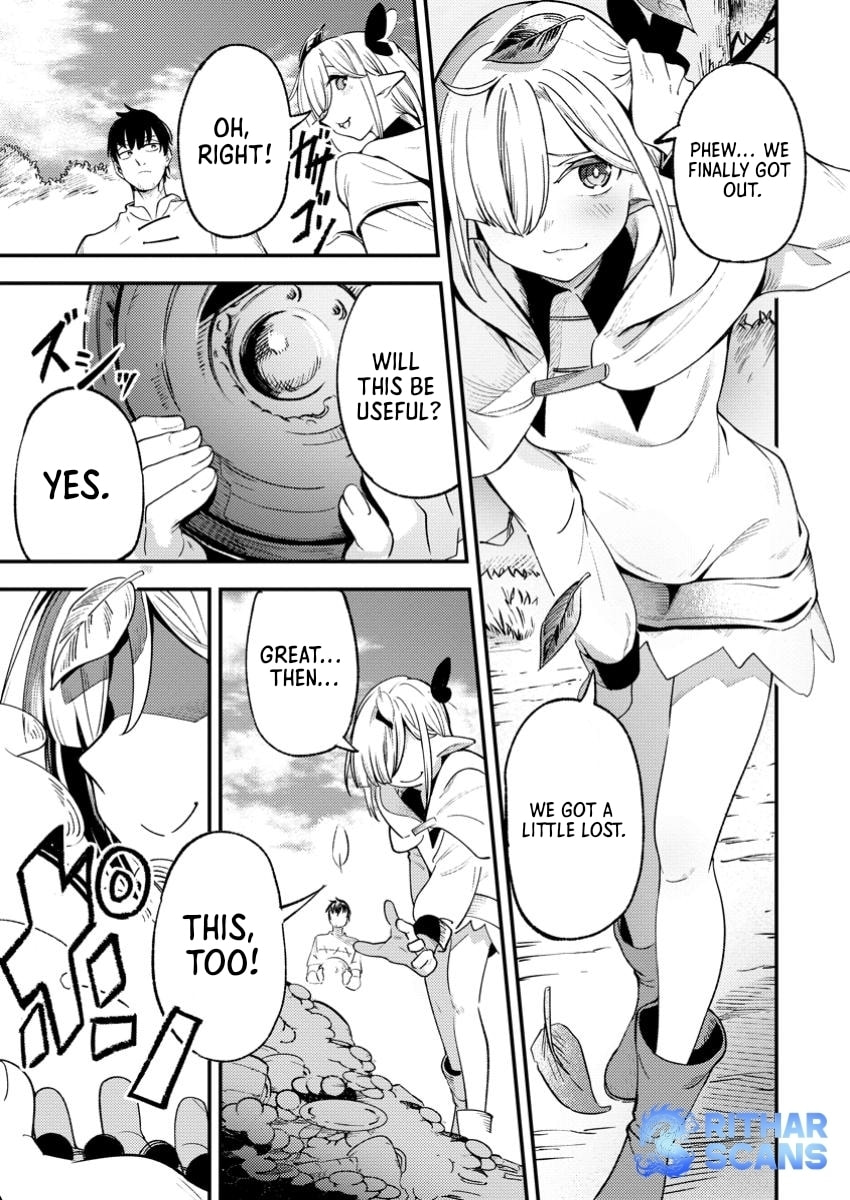 Saikyou Kyuutei Shinanyaku no Ossan, Tsuihousareta Hekichi de Musou Suru: Maboroshi to Natta Shuzoku no Bishoujo-tachi wo Sodatete Henkyou wo Kaitaku Chapter 8.1 page 9 - 