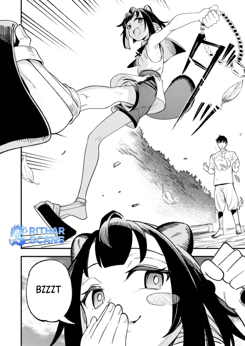 Saikyou Kyuutei Shinanyaku no Ossan, Tsuihousareta Hekichi de Musou Suru: Maboroshi to Natta Shuzoku no Bishoujo-tachi wo Sodatete Henkyou wo Kaitaku Chapter 8.1 page 10 - 