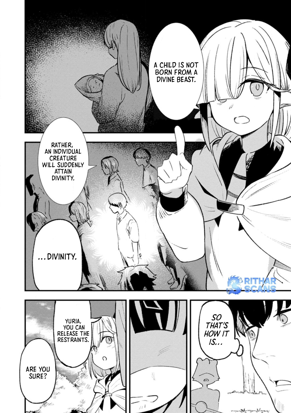 Saikyou Kyuutei Shinanyaku no Ossan, Tsuihousareta Hekichi de Musou Suru: Maboroshi to Natta Shuzoku no Bishoujo-tachi wo Sodatete Henkyou wo Kaitaku Chapter 8.2 page 10 - 