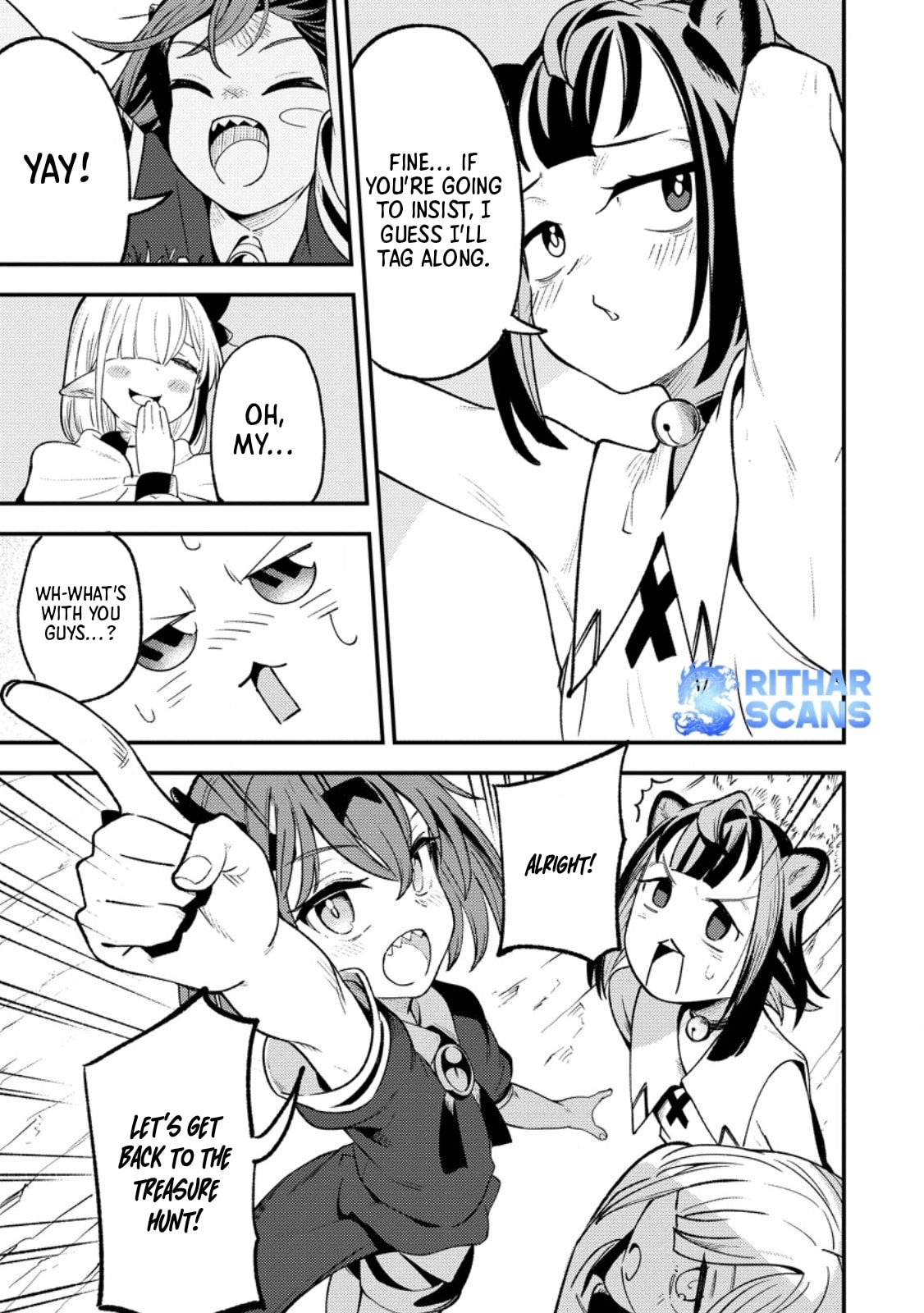 Saikyou Kyuutei Shinanyaku no Ossan, Tsuihousareta Hekichi de Musou Suru: Maboroshi to Natta Shuzoku no Bishoujo-tachi wo Sodatete Henkyou wo Kaitaku Chapter 8.3 page 5 - 