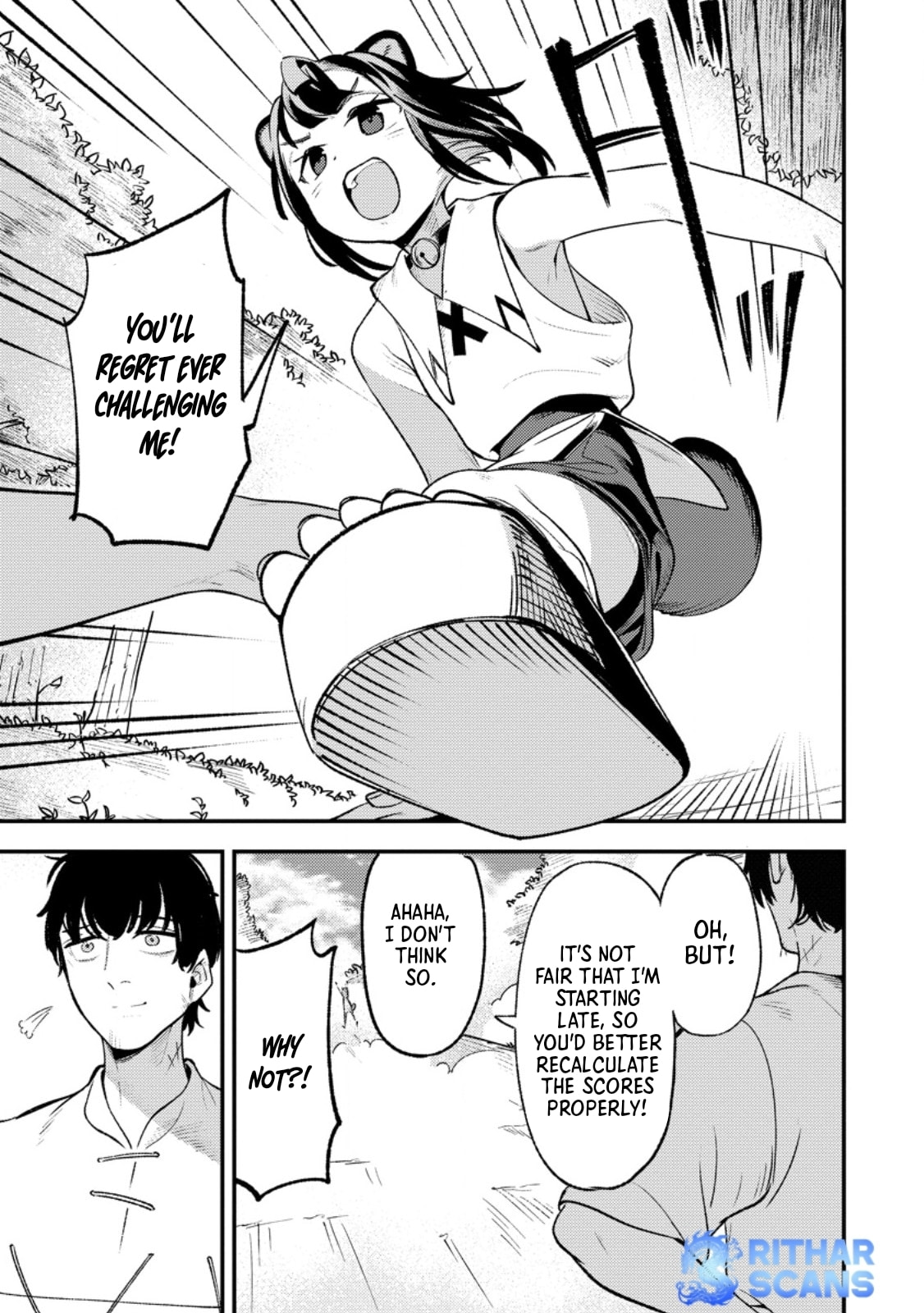 Saikyou Kyuutei Shinanyaku no Ossan, Tsuihousareta Hekichi de Musou Suru: Maboroshi to Natta Shuzoku no Bishoujo-tachi wo Sodatete Henkyou wo Kaitaku Chapter 8.3 page 7 - 