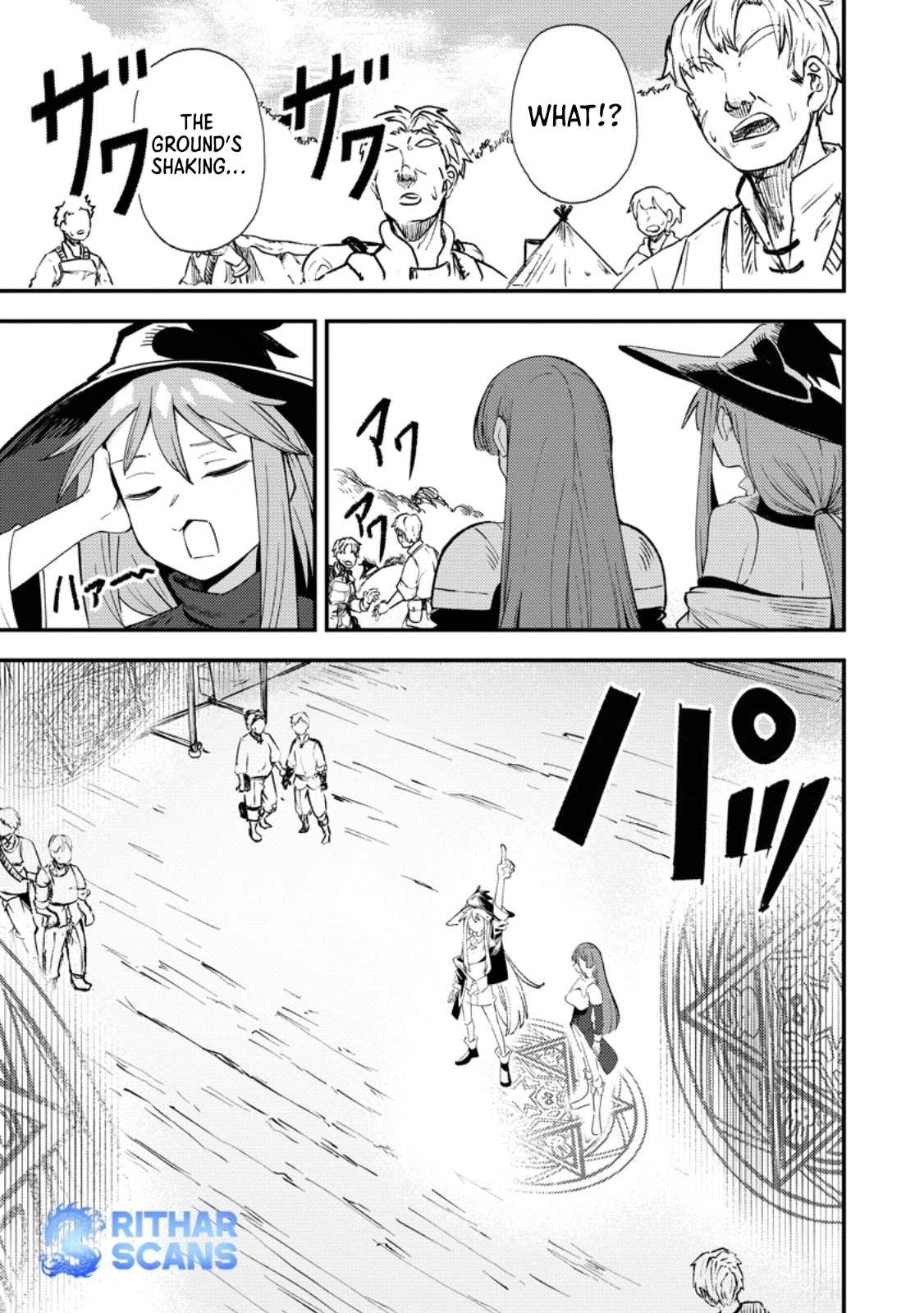 Saikyou Kyuutei Shinanyaku no Ossan, Tsuihousareta Hekichi de Musou Suru: Maboroshi to Natta Shuzoku no Bishoujo-tachi wo Sodatete Henkyou wo Kaitaku Chapter 9.1 page 3 - 