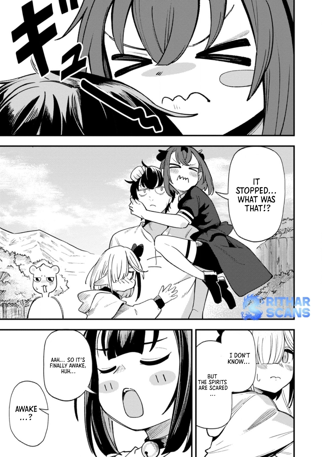 Saikyou Kyuutei Shinanyaku no Ossan, Tsuihousareta Hekichi de Musou Suru: Maboroshi to Natta Shuzoku no Bishoujo-tachi wo Sodatete Henkyou wo Kaitaku Chapter 9.1 page 9 - 
