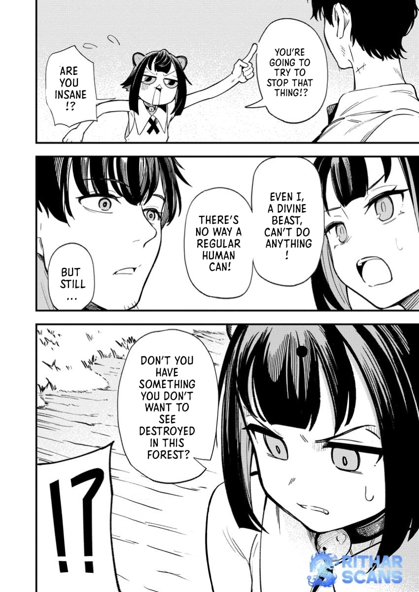 Saikyou Kyuutei Shinanyaku no Ossan, Tsuihousareta Hekichi de Musou Suru: Maboroshi to Natta Shuzoku no Bishoujo-tachi wo Sodatete Henkyou wo Kaitaku Chapter 9.2 page 6 - 