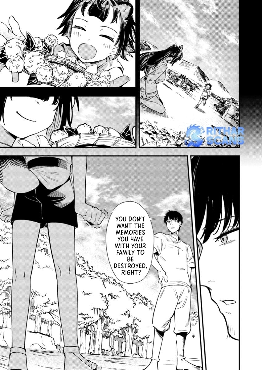 Saikyou Kyuutei Shinanyaku no Ossan, Tsuihousareta Hekichi de Musou Suru: Maboroshi to Natta Shuzoku no Bishoujo-tachi wo Sodatete Henkyou wo Kaitaku Chapter 9.2 page 7 - 