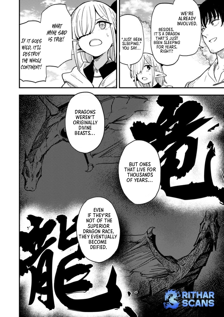 Saikyou Kyuutei Shinanyaku no Ossan, Tsuihousareta Hekichi de Musou Suru: Maboroshi to Natta Shuzoku no Bishoujo-tachi wo Sodatete Henkyou wo Kaitaku Chapter 9.3 page 2 - 