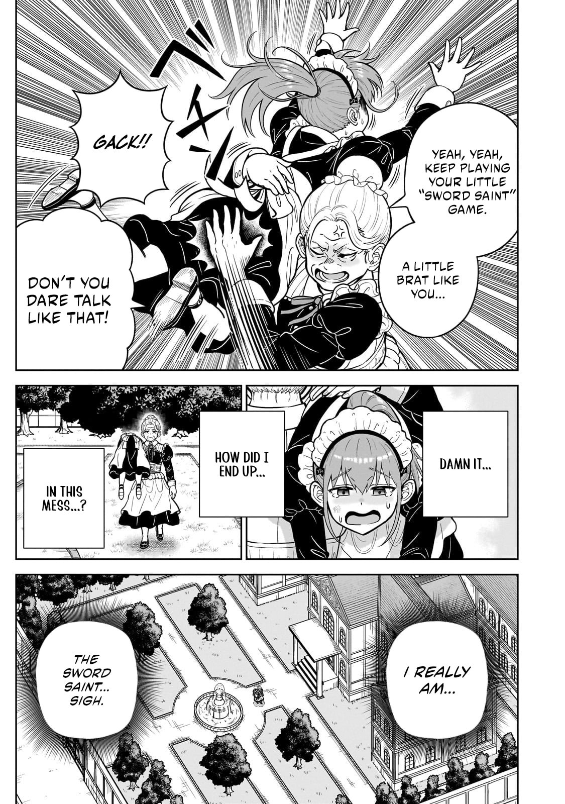 Saikyou no Kensei, Bishoujo Maid ni Tensei Shi Houki de Musou Suru Chapter 1.1 page 12 - 