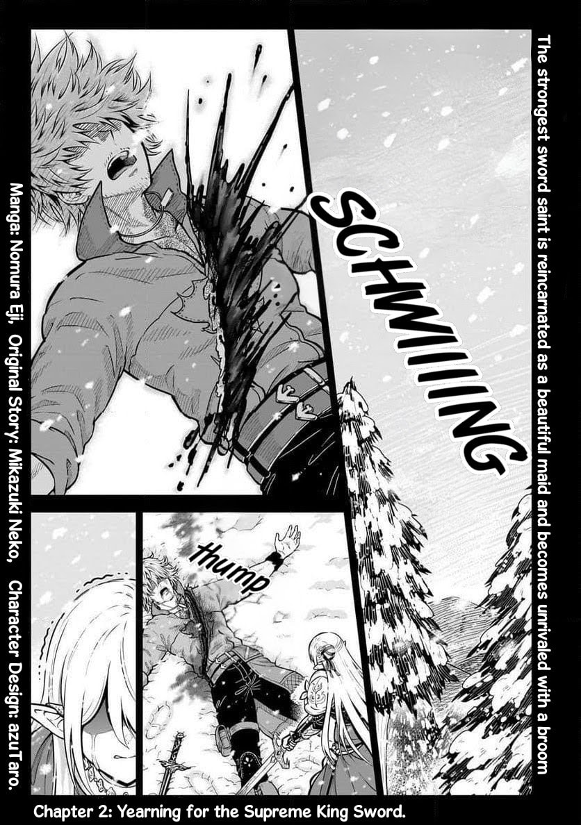 Saikyou no Kensei, Bishoujo Maid ni Tensei Shi Houki de Musou Suru Chapter 2 page 1 - 