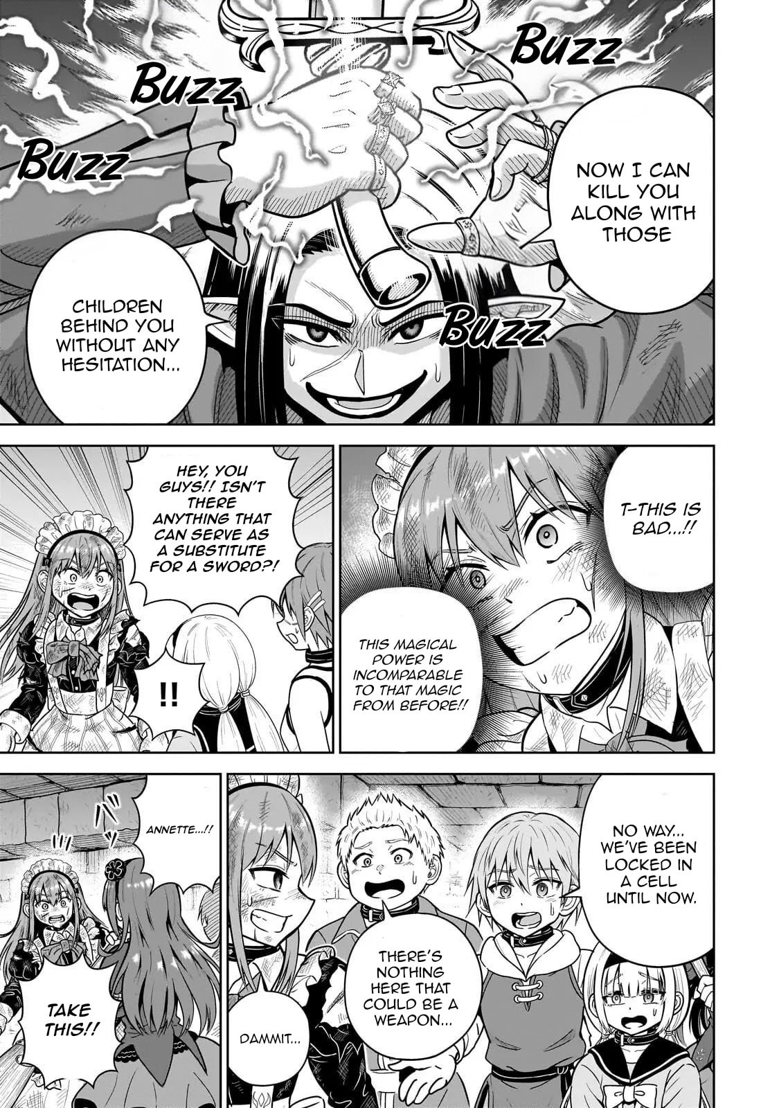 Saikyou no Kensei, Bishoujo Maid ni Tensei Shi Houki de Musou Suru Chapter 7.1 page 17 - 