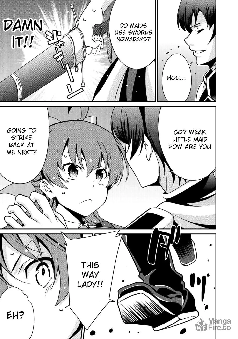 Saikyou no Kurokishi♂, Sentou Maid♀ ni Tenshoku shimashita Chapter 13 page 3 - 
