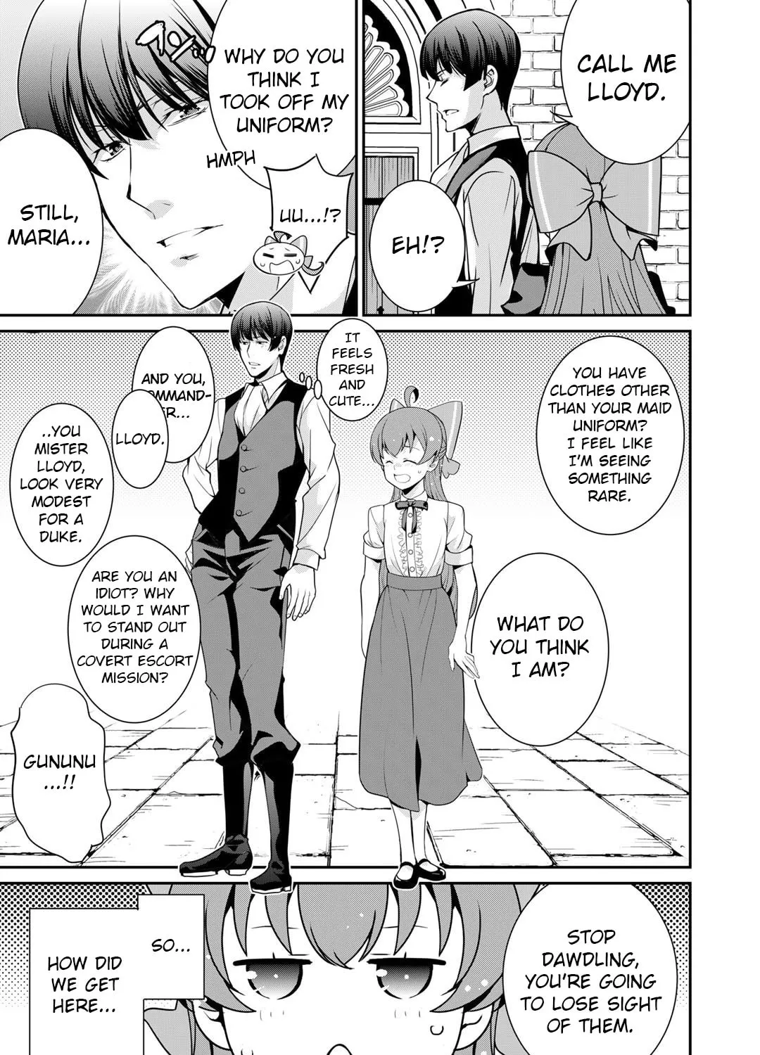 Saikyou no Kurokishi♂, Sentou Maid♀ ni Tenshoku shimashita Chapter 46 page 7 - 