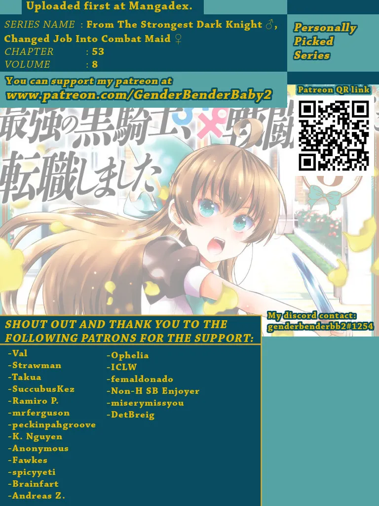 Saikyou no Kurokishi♂, Sentou Maid♀ ni Tenshoku shimashita Chapter 53 page 1 - 