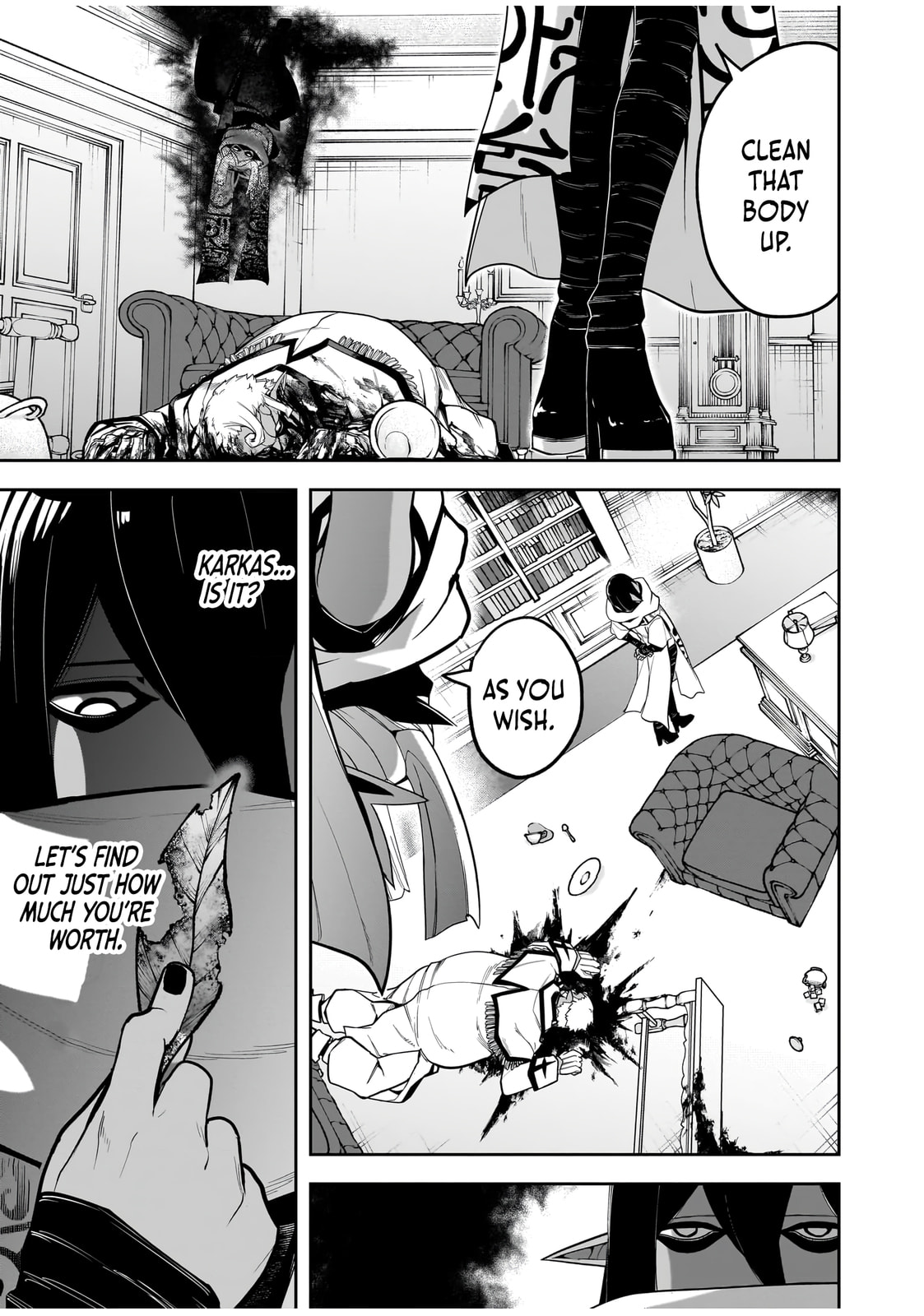 Saitei Chingin Maou: Rekidai Saikyou no Maougun, Sono Ashi wo Hipparu no ga Oshigoto desu Chapter 5 page 34 - 