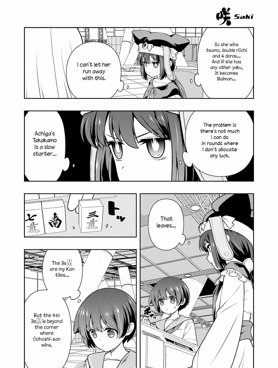 Saki Chapter 277 page 11 - 