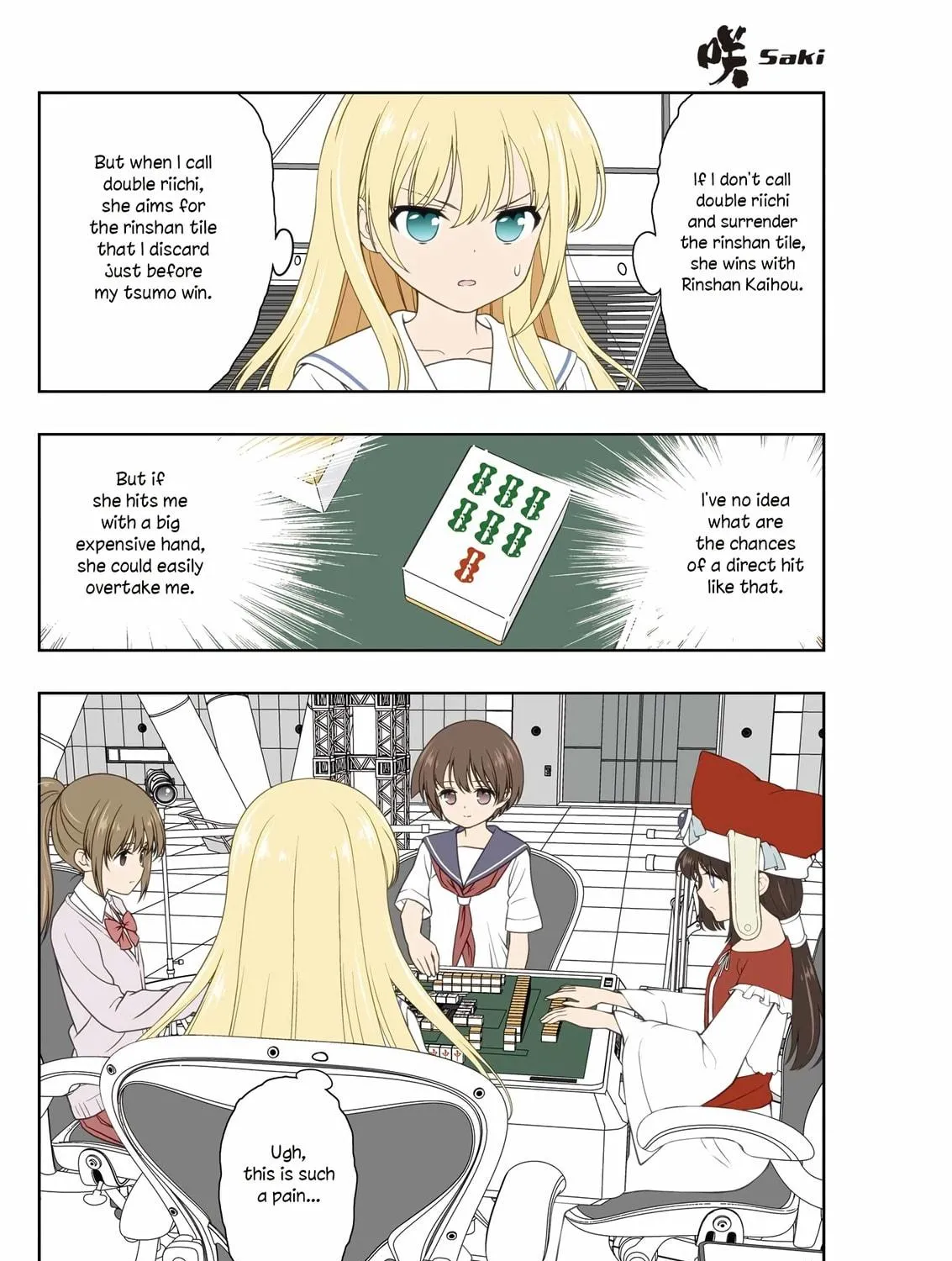 Saki Chapter 279 page 5 - 