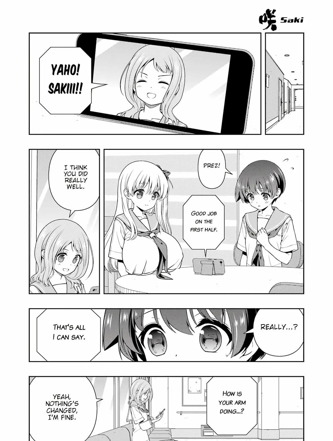 Saki Chapter 283 page 11 - 