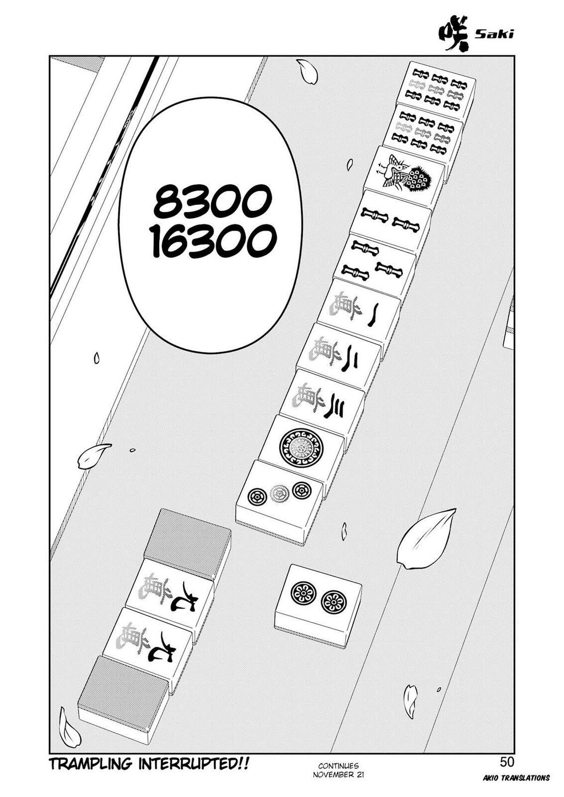 Saki Chapter 292 page 14 - 