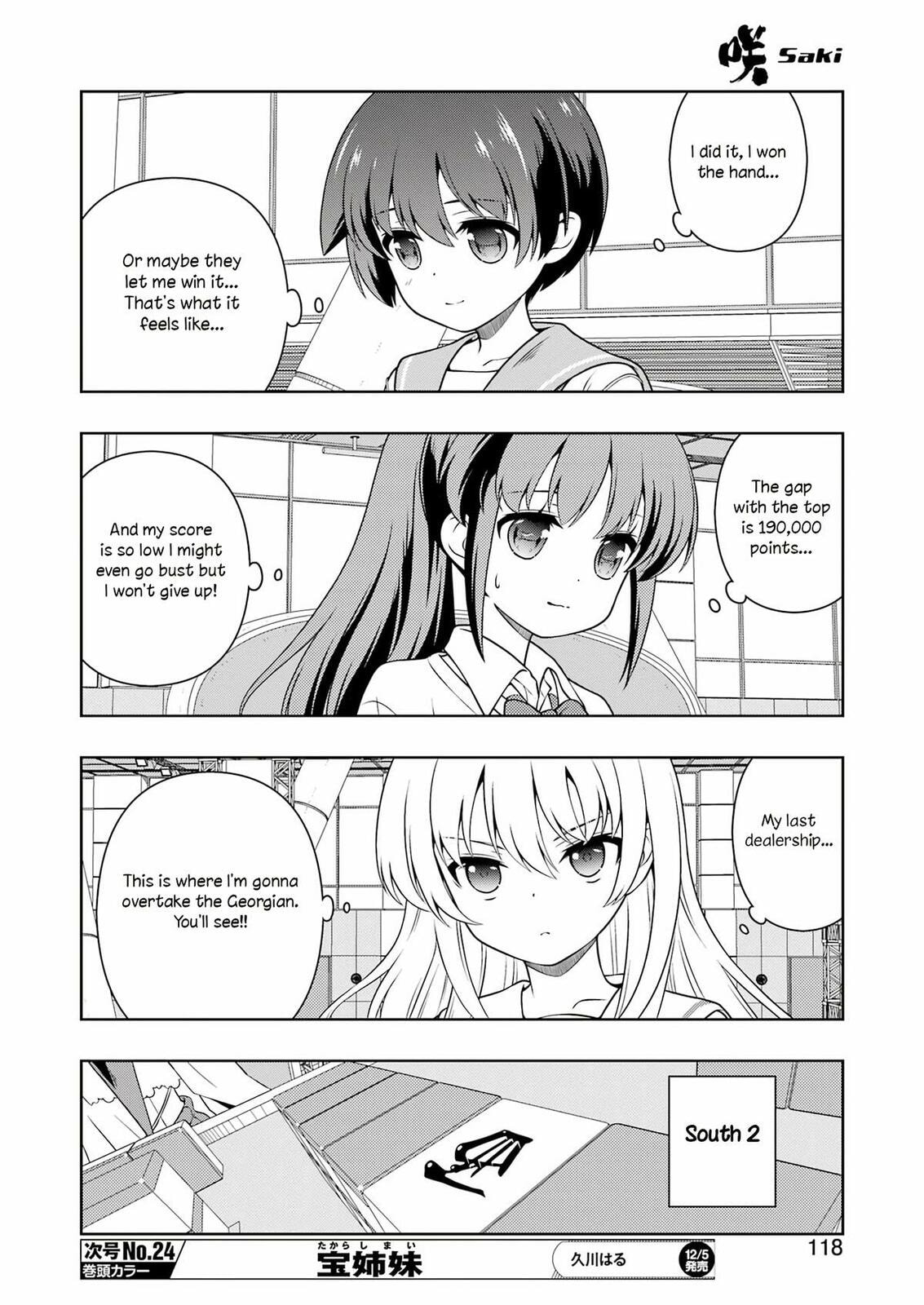 Saki Chapter 293 page 4 - 