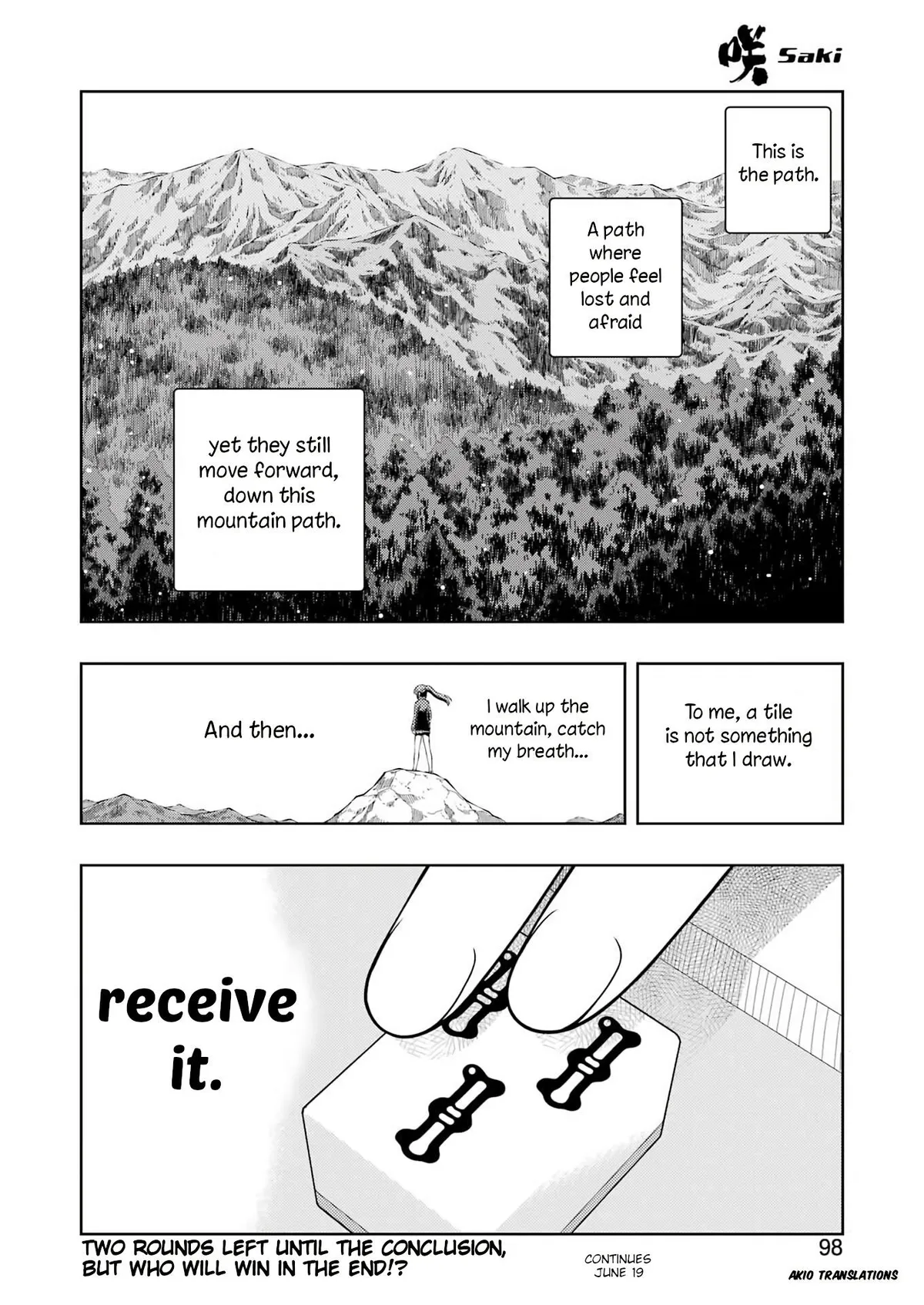 Saki Chapter 300 page 15 - 