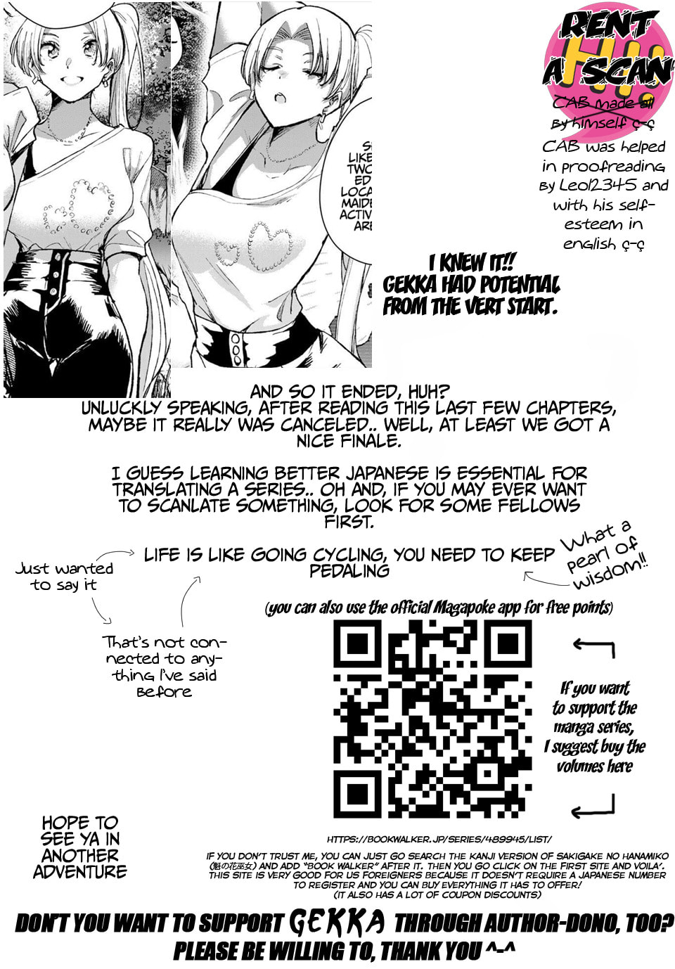 Sakigake no Hana Miko Chapter 78 page 19 - 