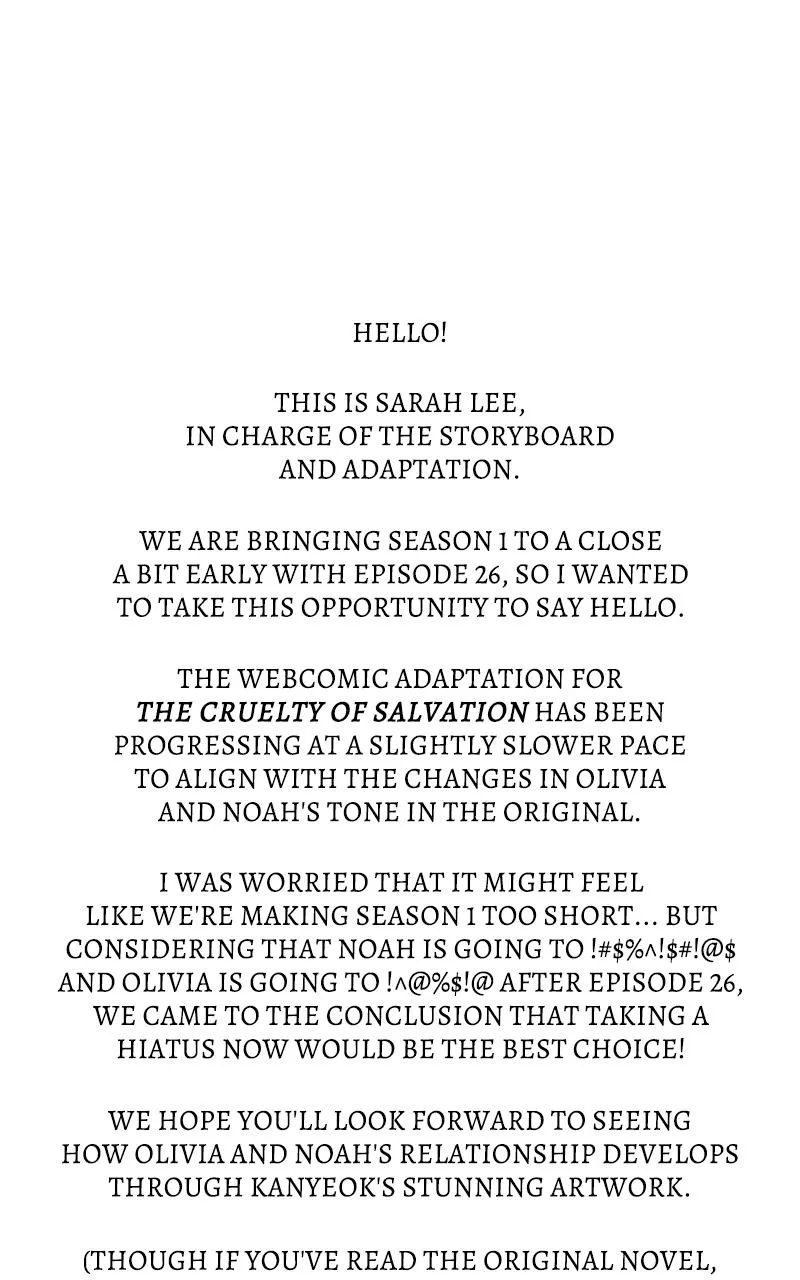 Salvation About its Cruelty Chapter 26.5 page 1 - 
