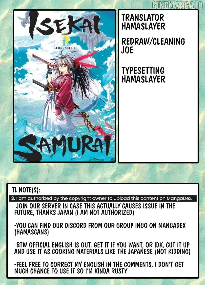 Samurai in Another World Chapter 39 page 1 - 