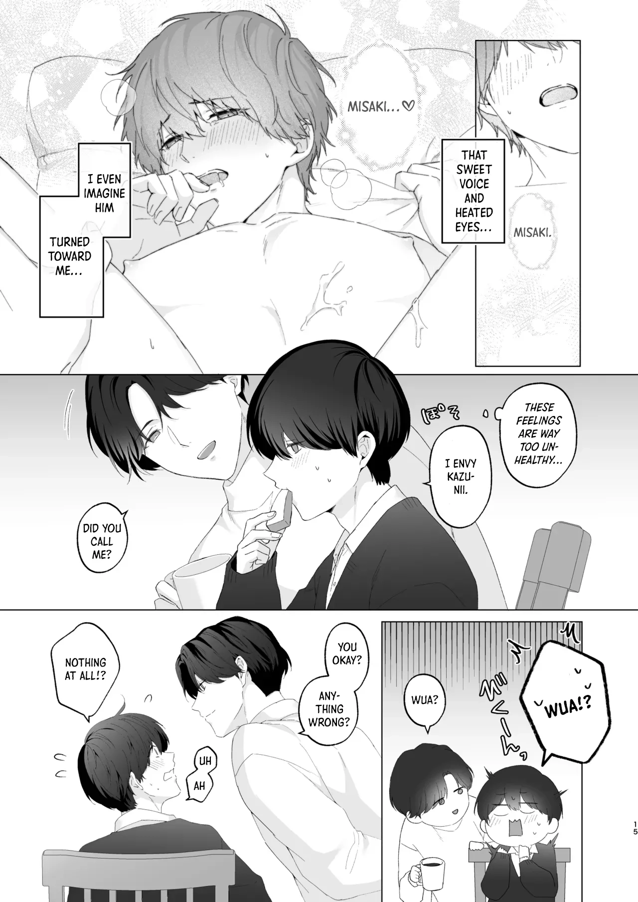 San Kyodai de Nakayoshi Etchi Chinan Ukete Chapter 1 page 15 - 