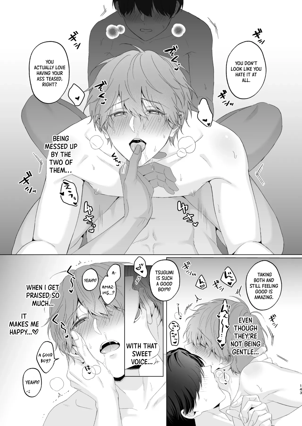 San Kyodai de Nakayoshi Etchi Chinan Ukete Chapter 1 page 143 - 