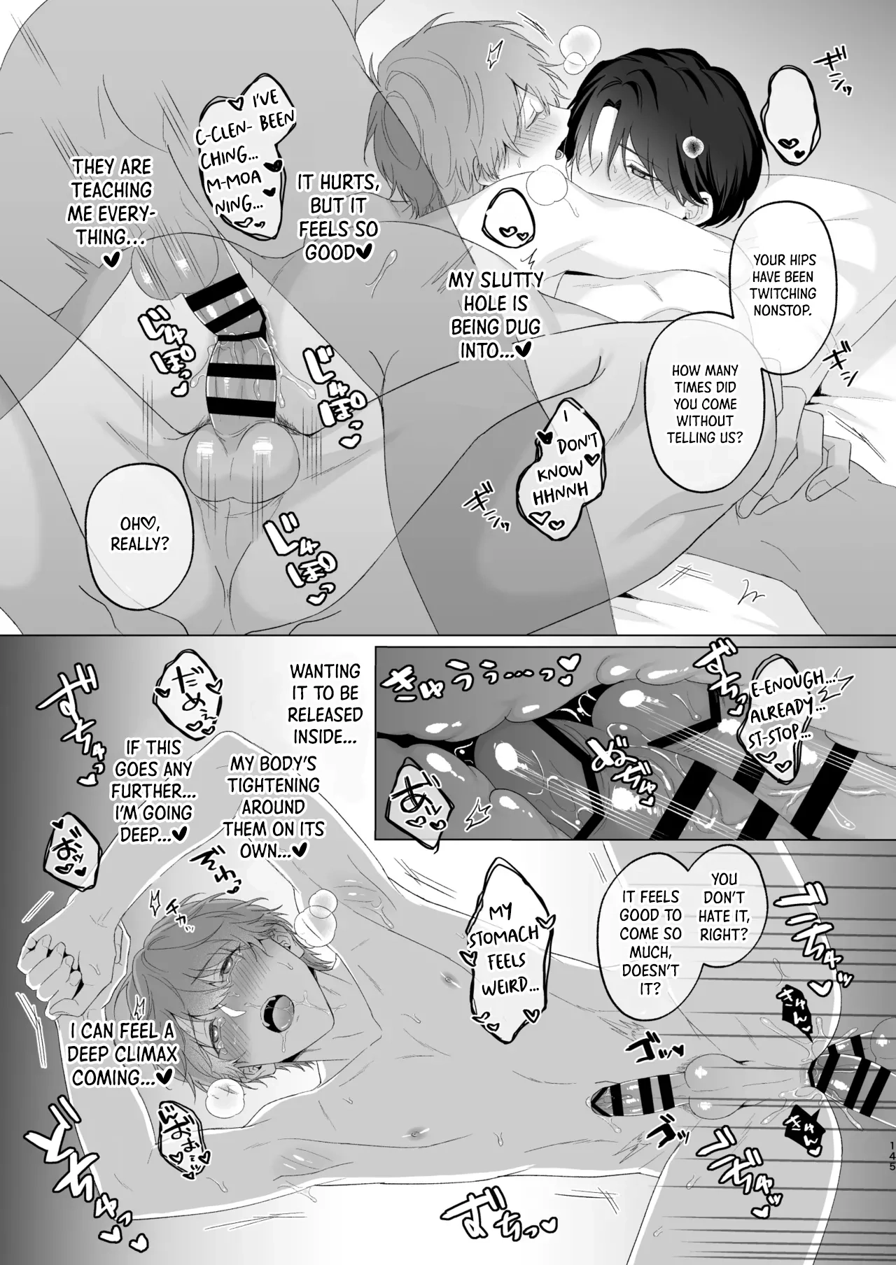San Kyodai de Nakayoshi Etchi Chinan Ukete Chapter 1 page 145 - 