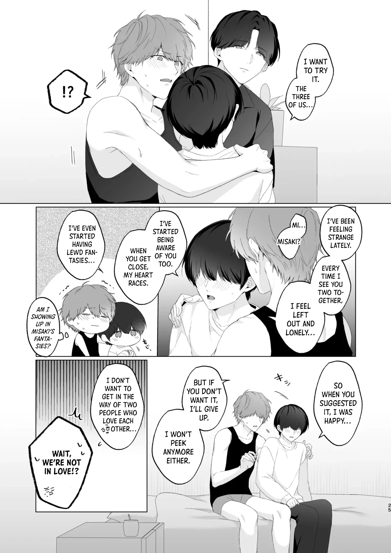 San Kyodai de Nakayoshi Etchi Chinan Ukete Chapter 1 page 25 - 