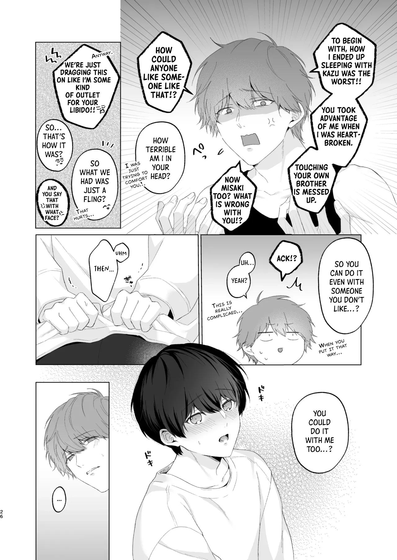 San Kyodai de Nakayoshi Etchi Chinan Ukete Chapter 1 page 26 - 