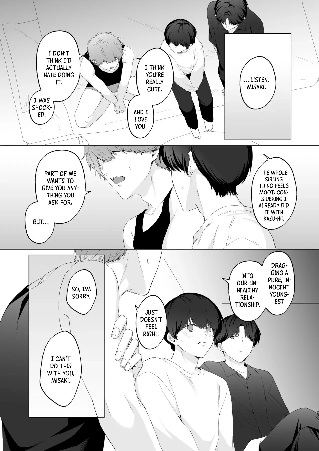 San Kyodai de Nakayoshi Etchi Chinan Ukete Chapter 1 page 27 - 