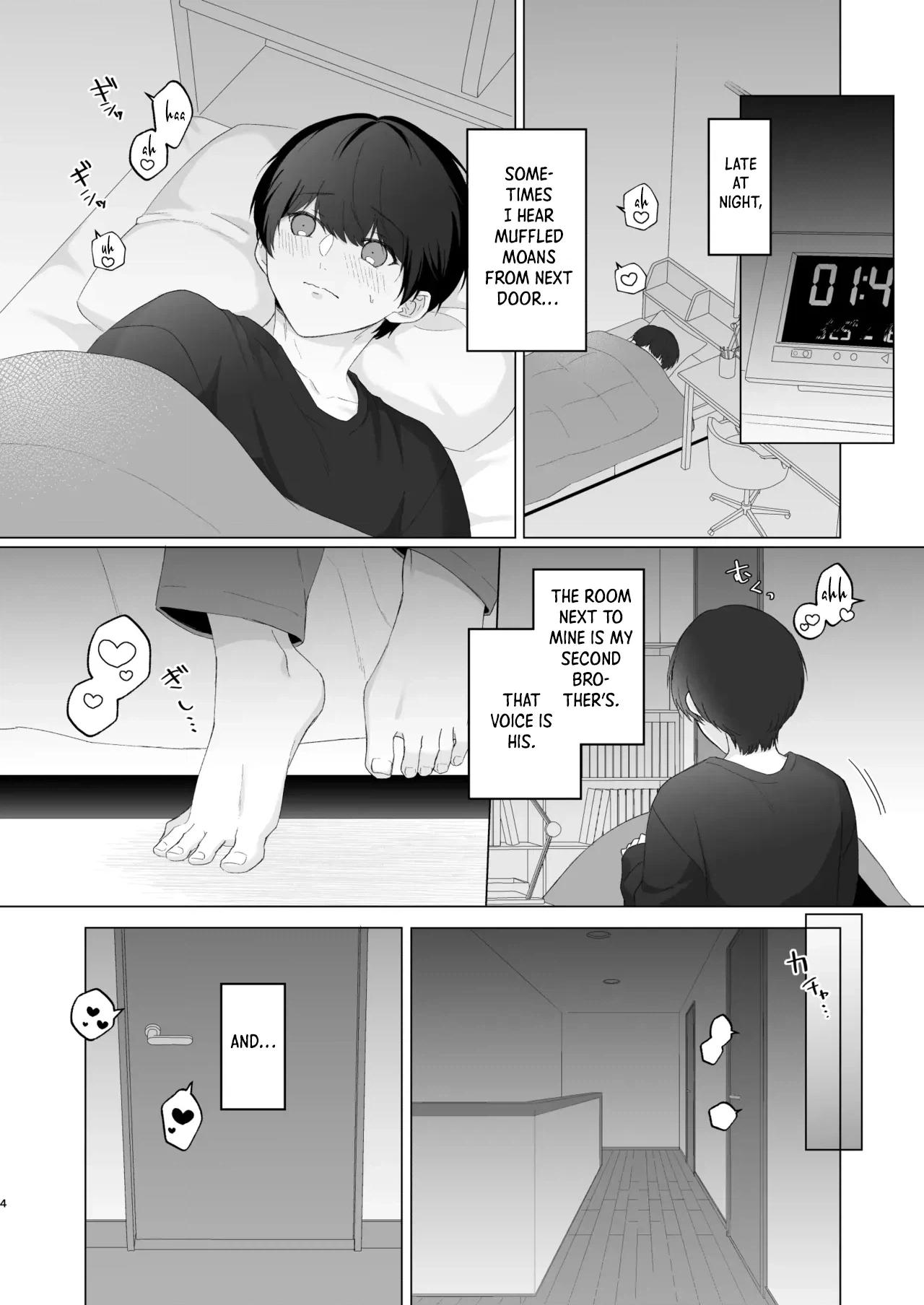 San Kyodai de Nakayoshi Etchi Chinan Ukete Chapter 1 page 4 - 