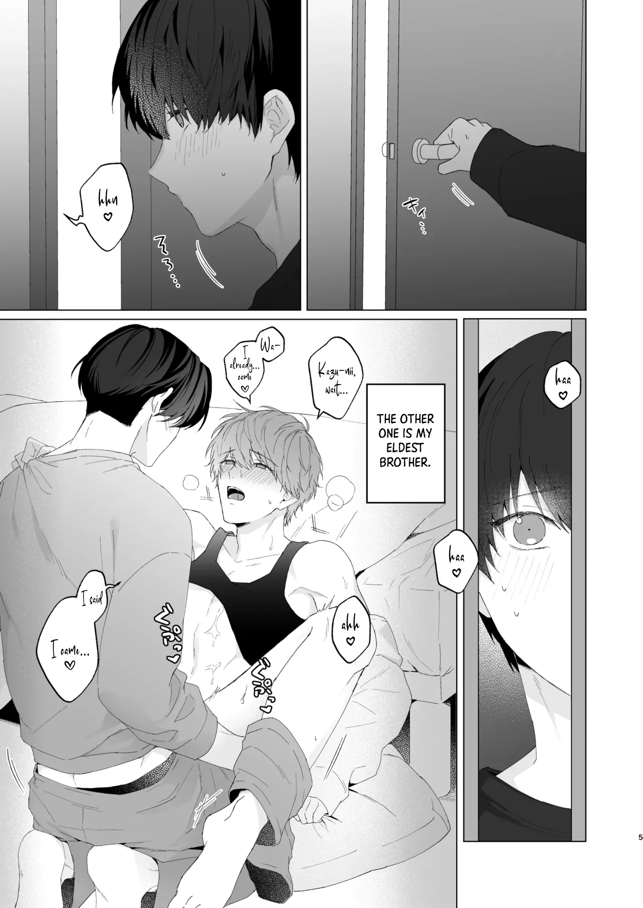 San Kyodai de Nakayoshi Etchi Chinan Ukete Chapter 1 page 5 - 