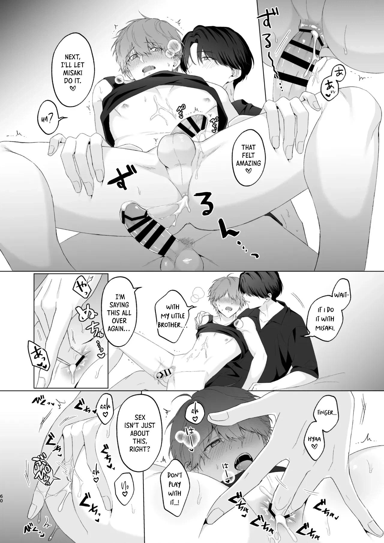 San Kyodai de Nakayoshi Etchi Chinan Ukete Chapter 1 page 60 - 
