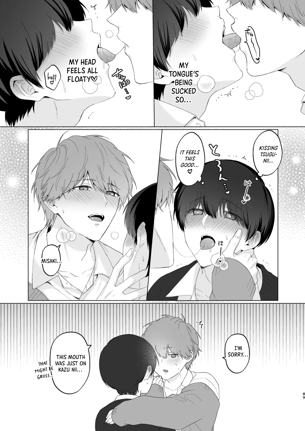 San Kyodai de Nakayoshi Etchi Chinan Ukete Chapter 1 page 89 - 