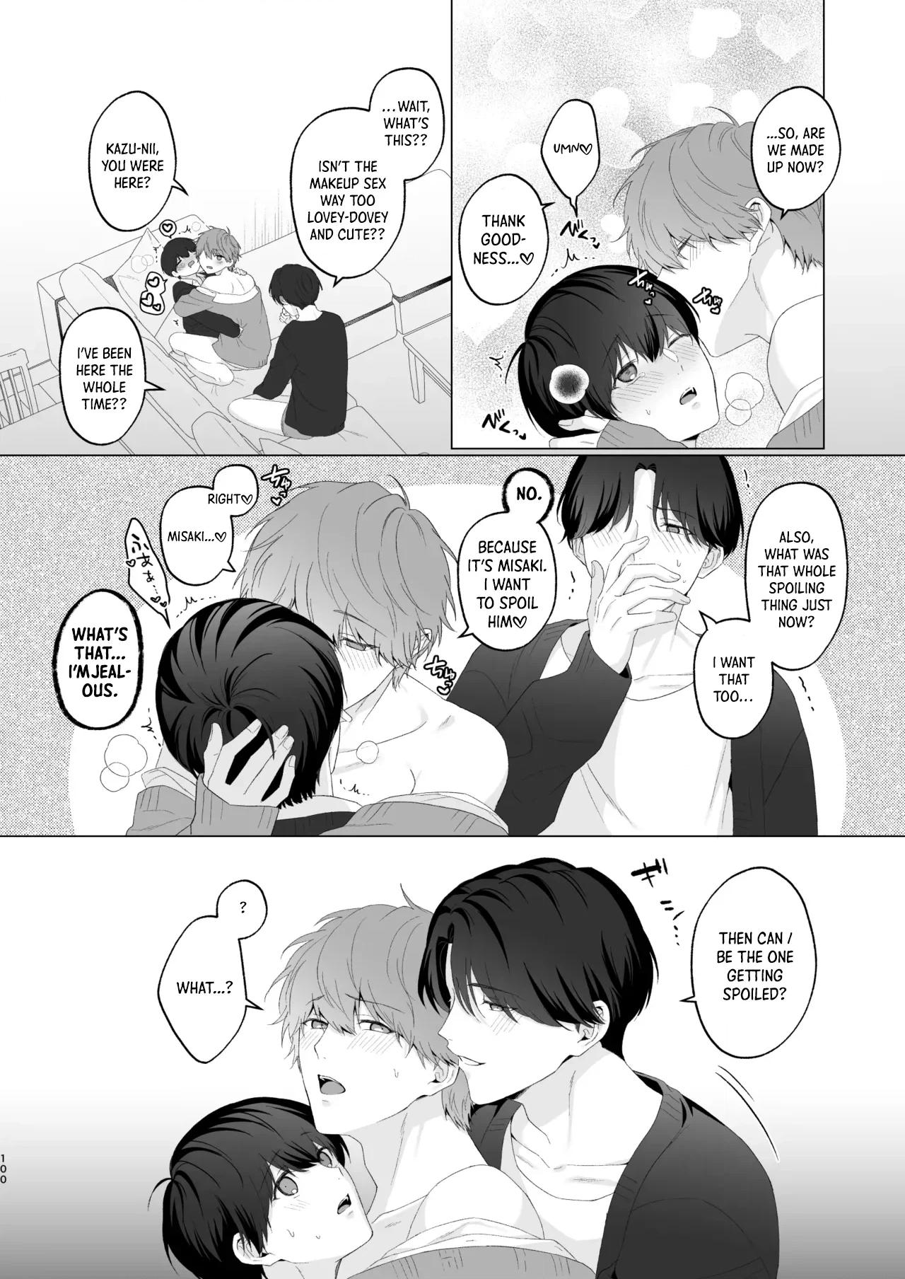San Kyodai de Nakayoshi Etchi Chinan Ukete Chapter 1 page 100 - 