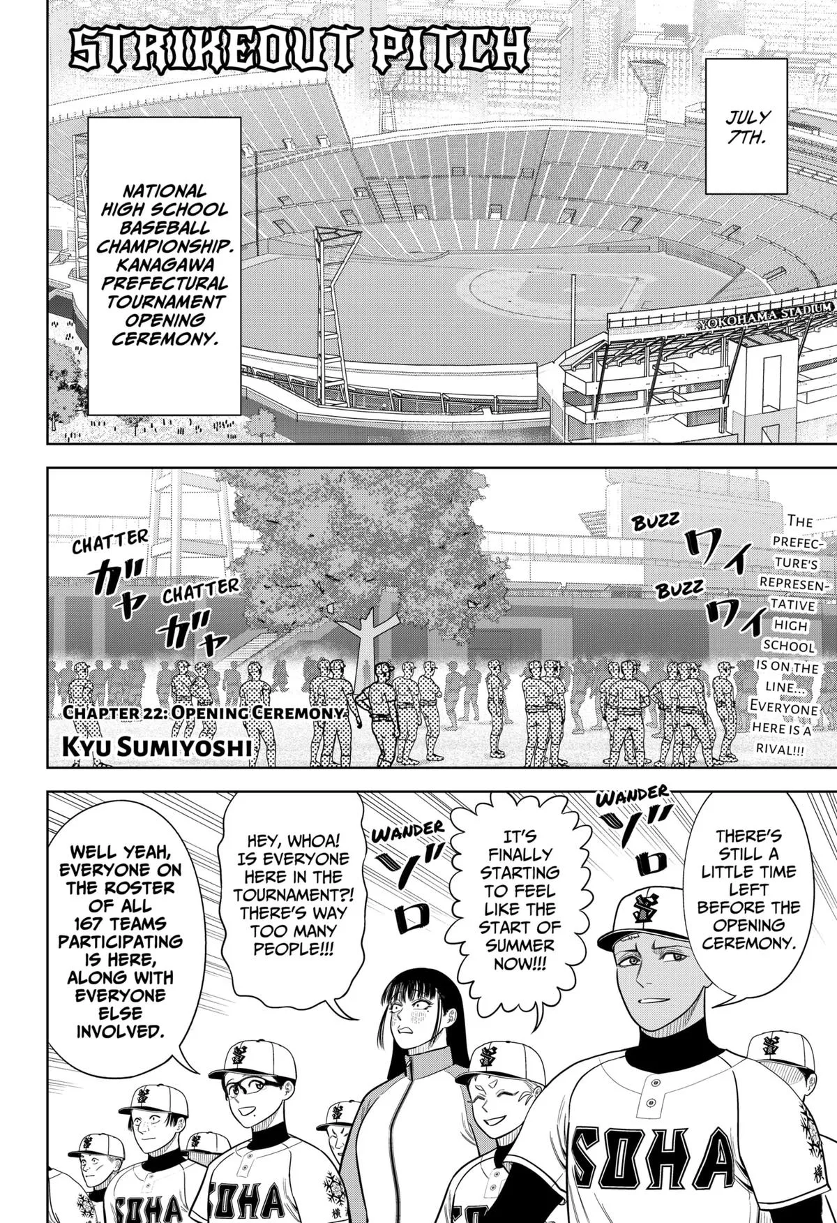 San-kyuu Pitch Chapter 22 page 1 - 