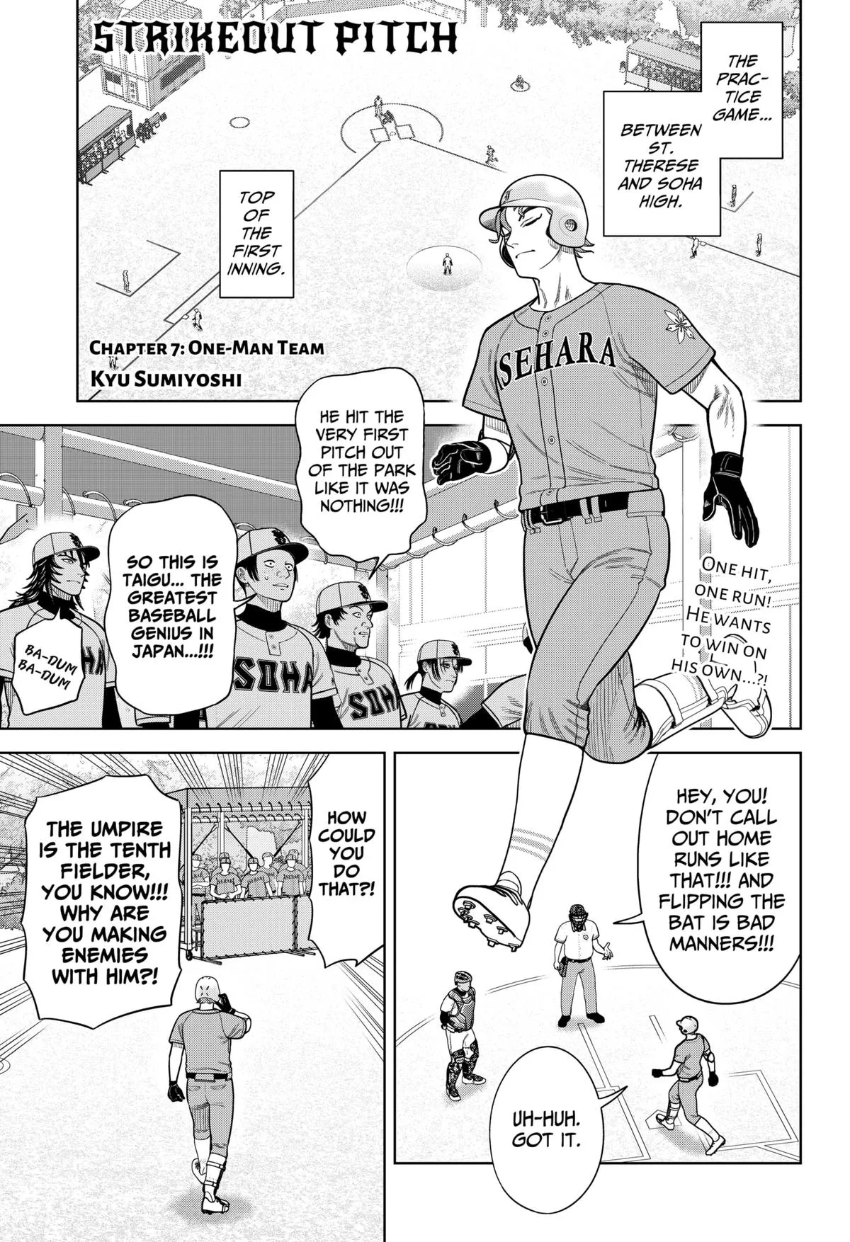 San-kyuu Pitch Chapter 7 page 1 - 