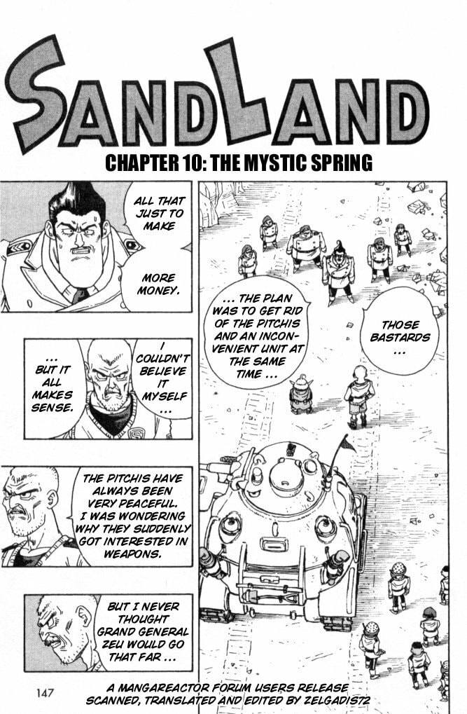 SandLand Chapter 10 page 1 - 