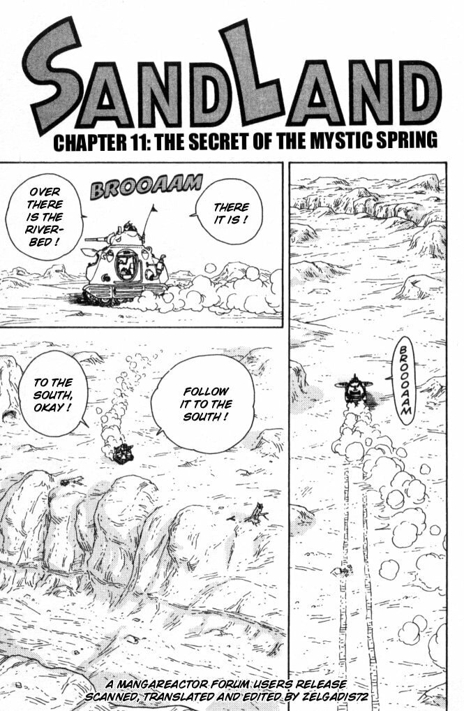 SandLand Chapter 11 page 1 - 