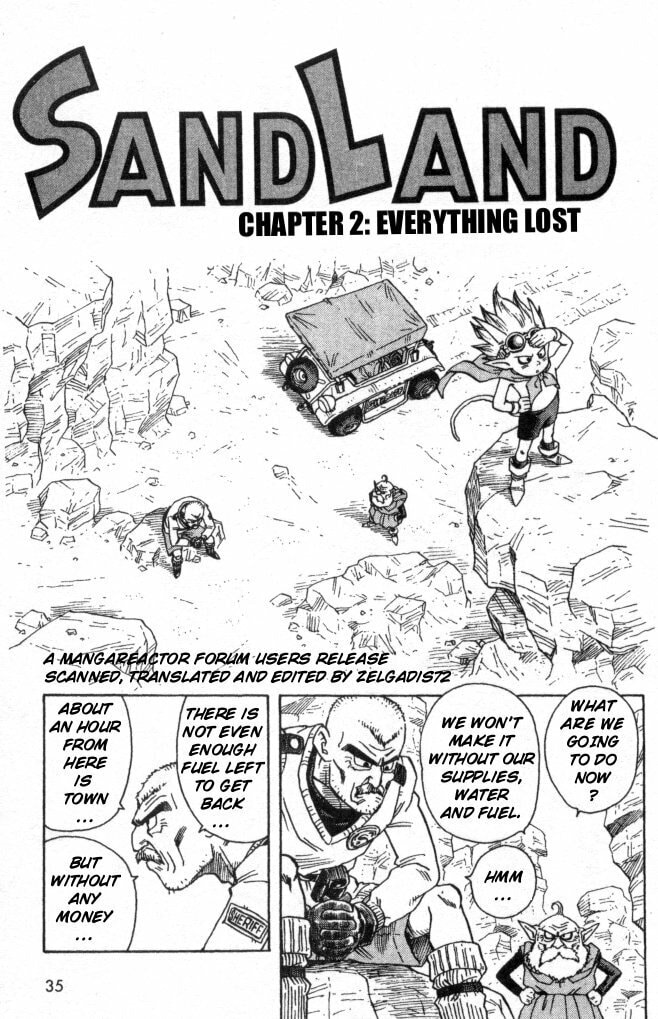 SandLand Chapter 2 page 1 - 