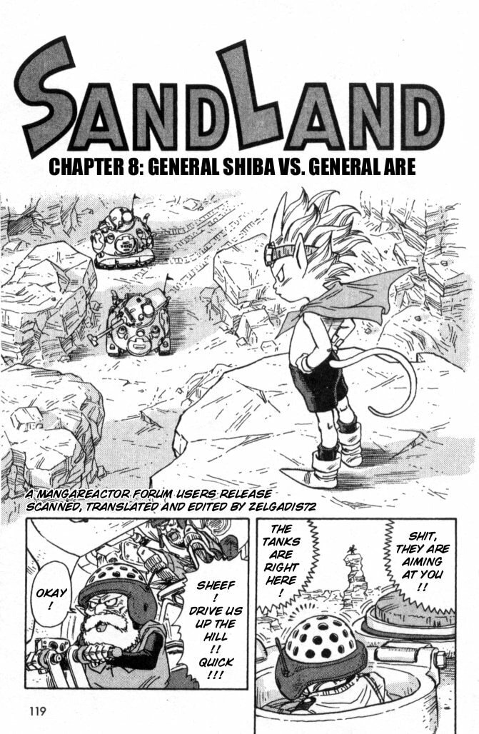 SandLand Chapter 8 page 1 - 