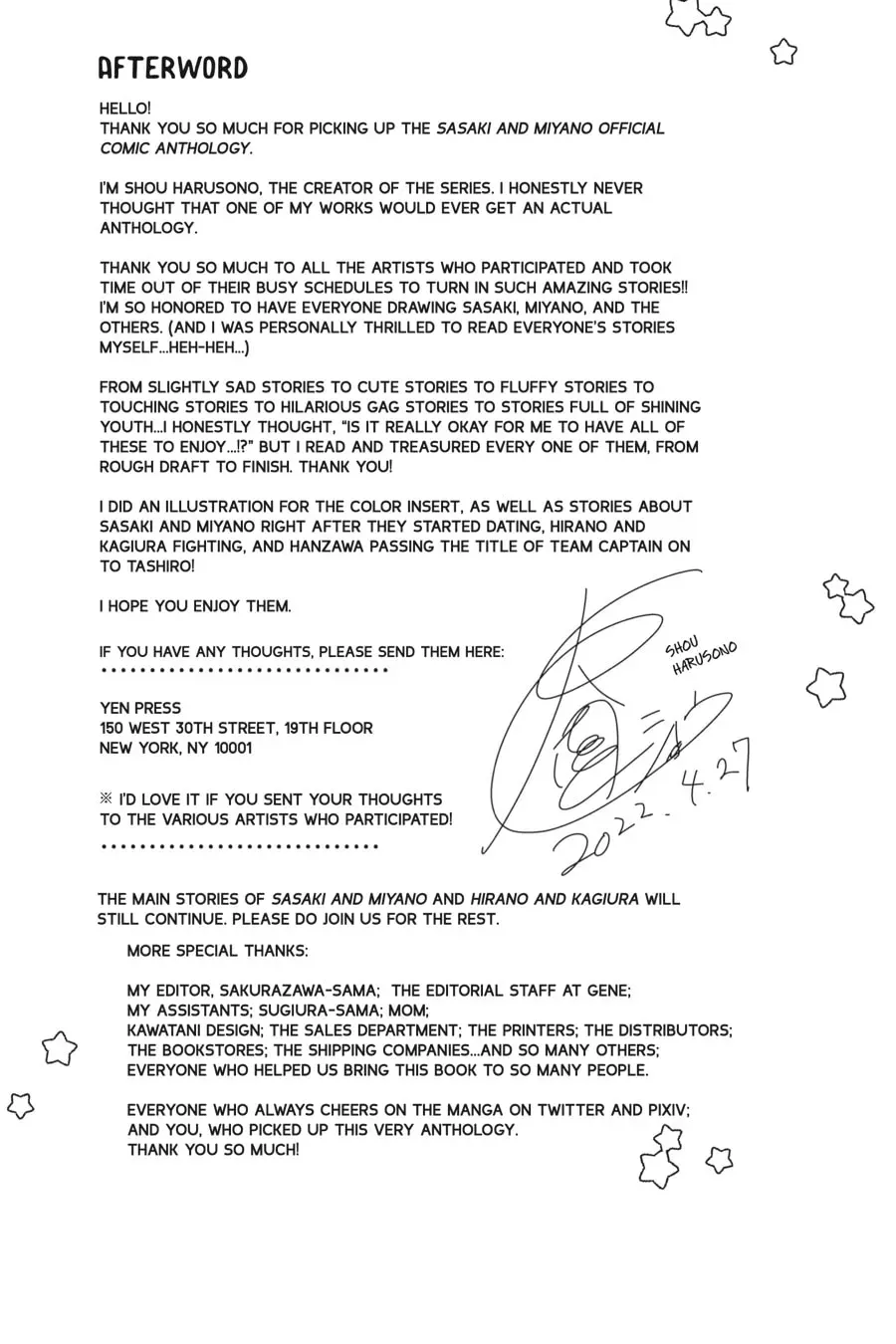 Sasaki and Miyano Official Anthology Comic Chapter 35 page 10 - 