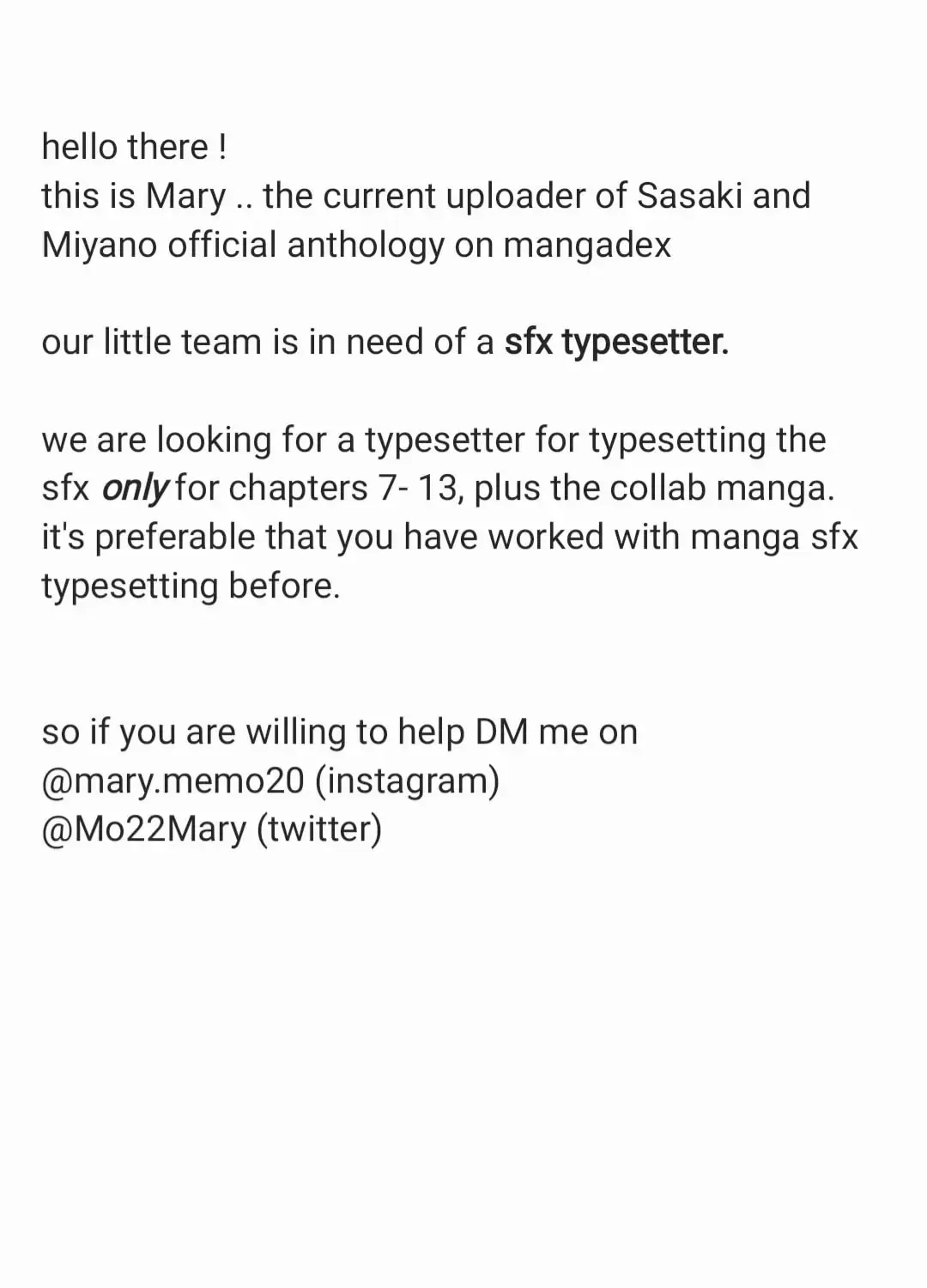 Sasaki and Miyano Official Anthology Comic Chapter 6 page 17 - 