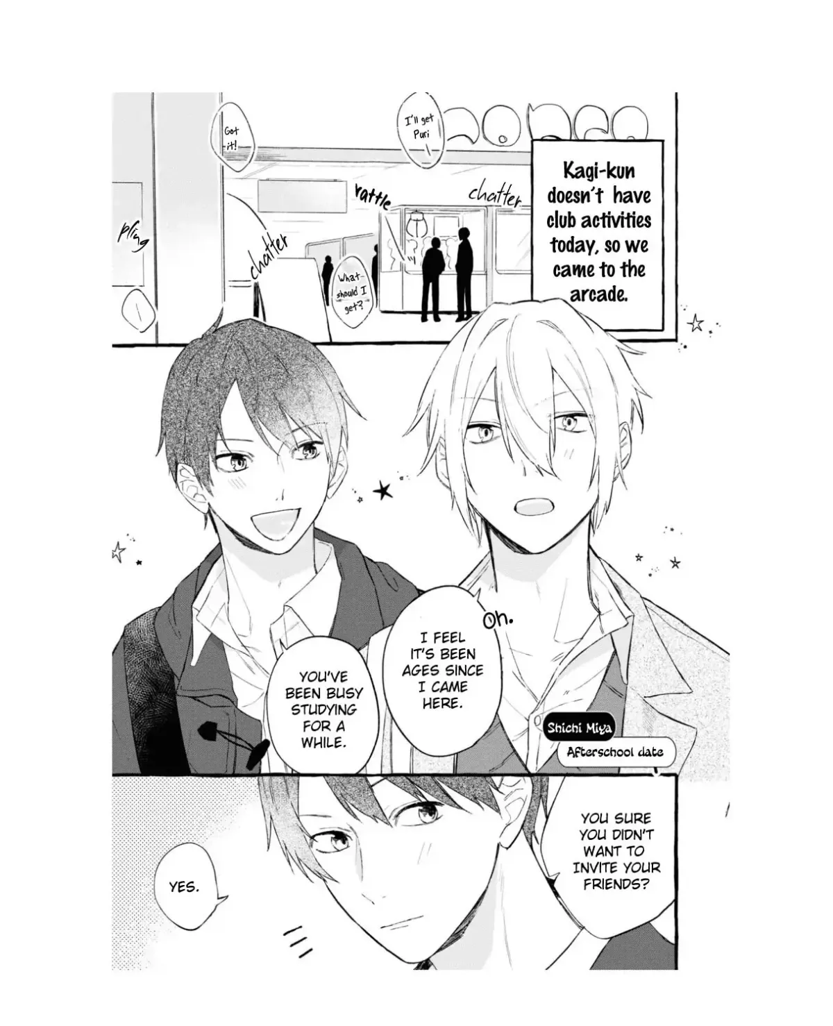 Sasaki and Miyano Official Anthology Comic Chapter 7 page 1 - 