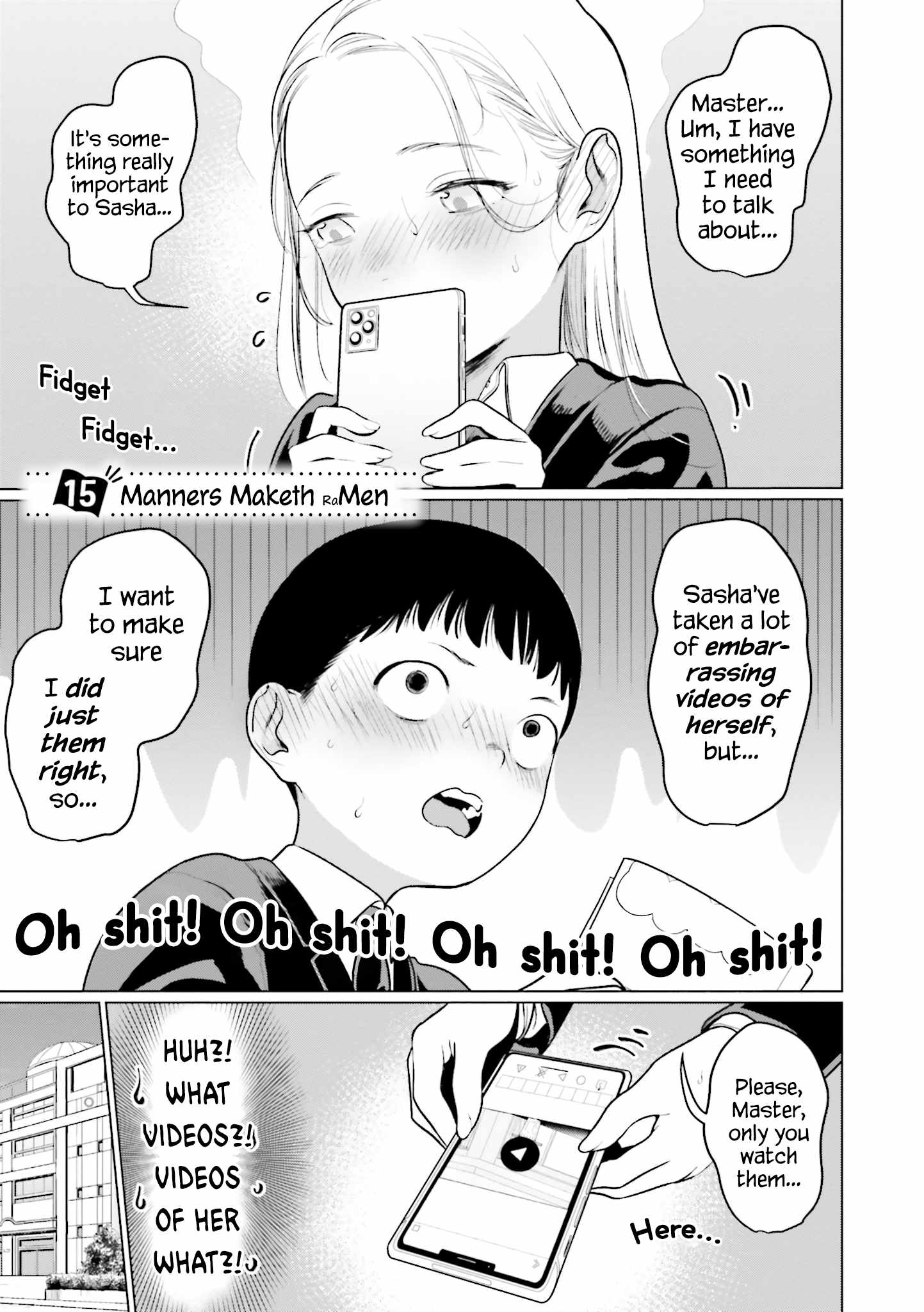Sasha and Her Otaku Classmate Chapter 15 page 1 - 