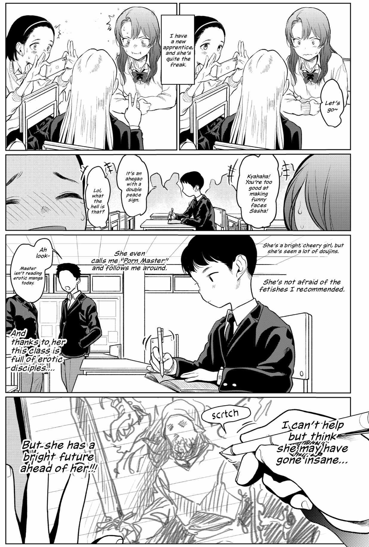 Sasha and Her Otaku Classmate Chapter 3 page 1 - 