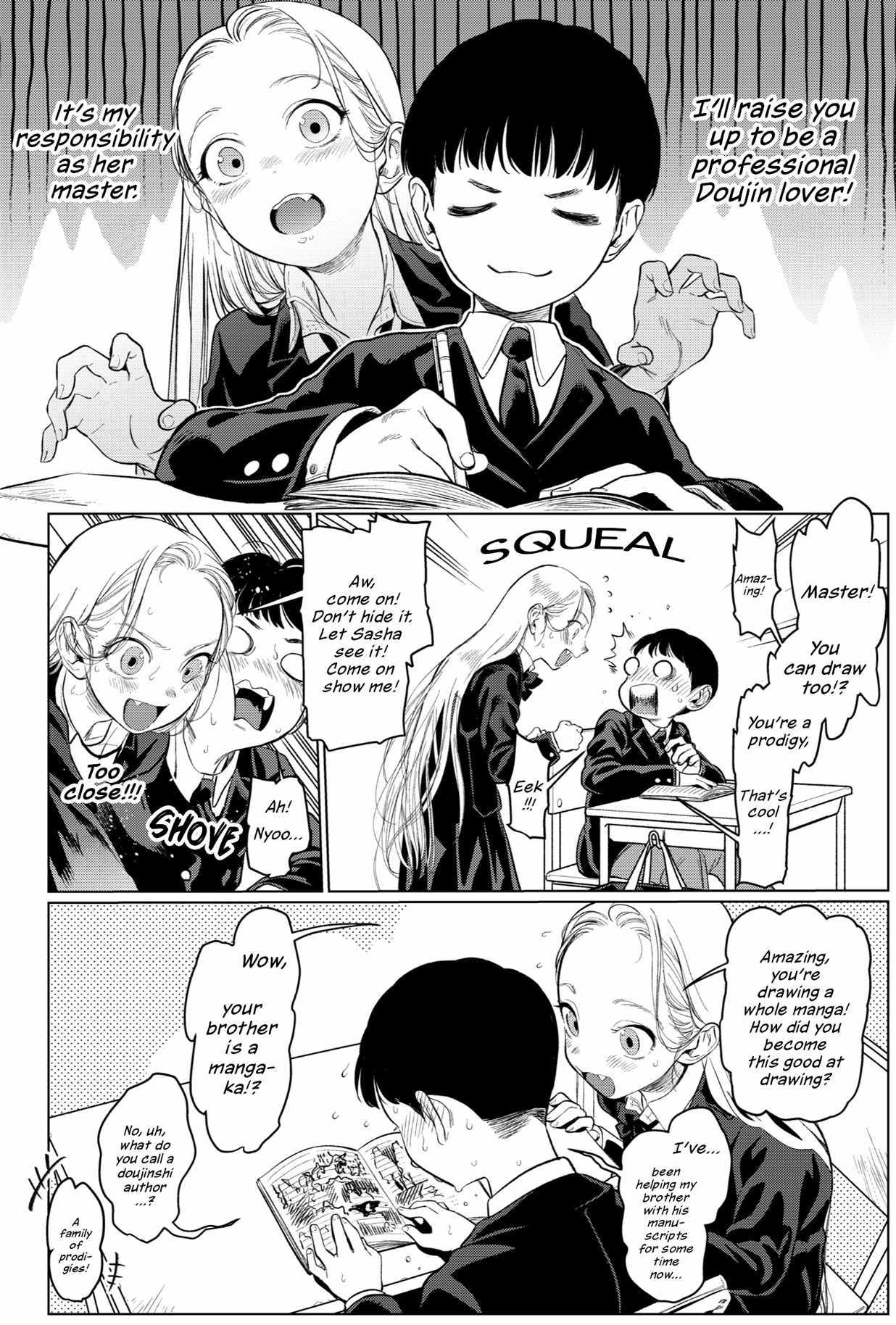 Sasha and Her Otaku Classmate Chapter 3 page 2 - 