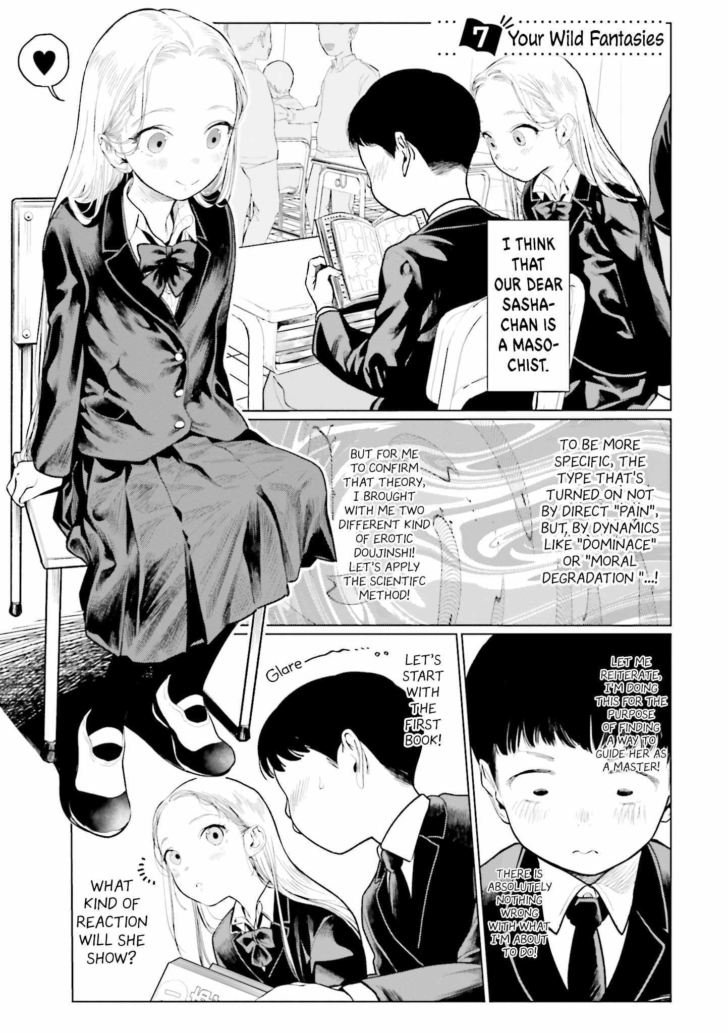Sasha and Her Otaku Classmate Chapter 7 page 1 - 